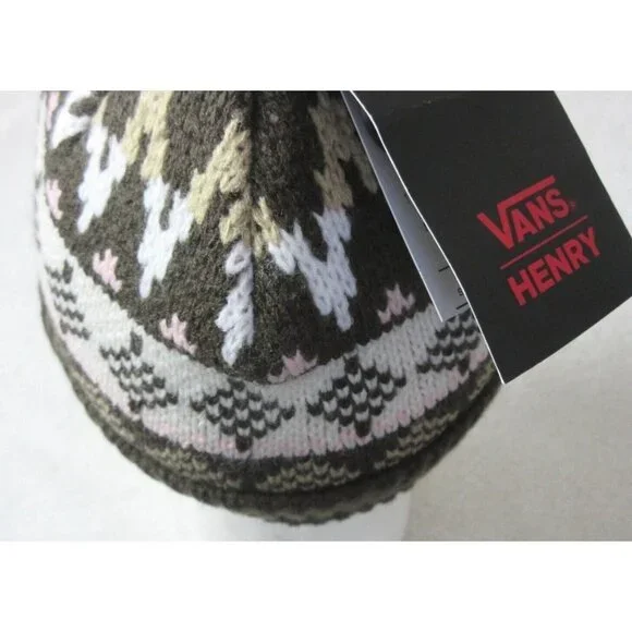 COPY - Vans  x Justin Henry Signature Cuff Beanie Skull Cap Demitasse Brown OSF… - Picture 4 of 5